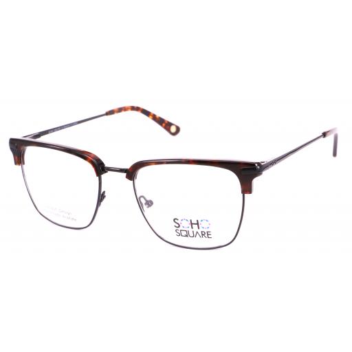 Men's Browline Handmade Acetate & Metal Optical Frames – Soho Square | Designed in London