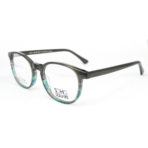 Unisex Round Boston Handmade Acetate Optical Frames – Soho Square | Designed in London
