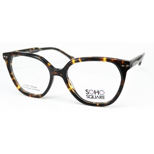 Women's Oversized Cat Eye Handmade Acetate Optical Frames – Soho Square | Designed in London