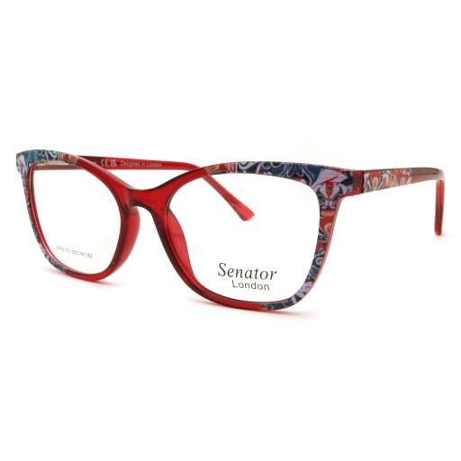Women's Cat Eye Optical Frames | Senator 376 | Floral Print | Designed in London