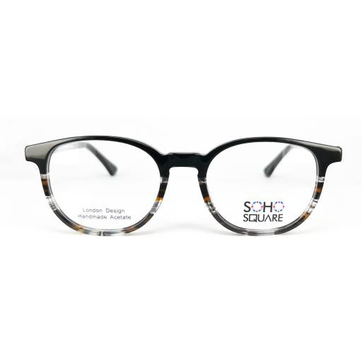 Unisex Round Boston Handmade Acetate Optical Frames – Soho Square | Designed in London
