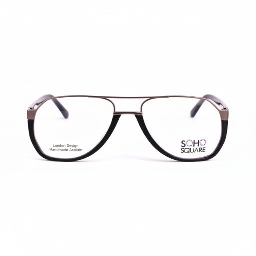 Men's Aviator Handmade Acetate Optical Frames – Soho Square | Designed in London