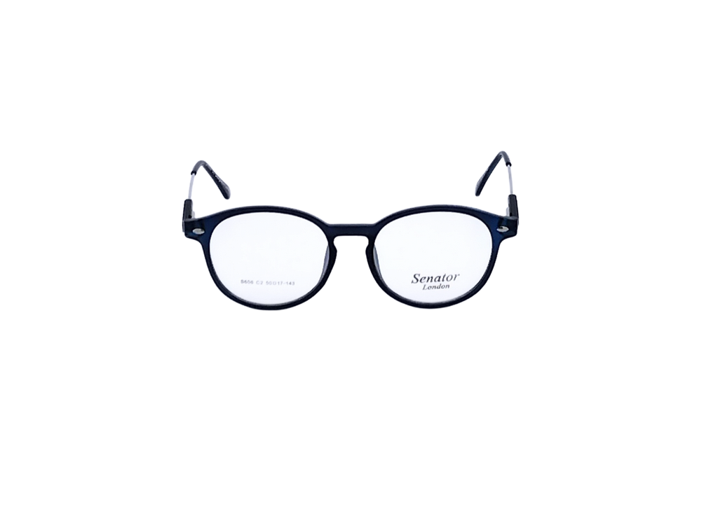 Round Optical Frames – Brown Tortoiseshell & Dark Navy | Designed in London