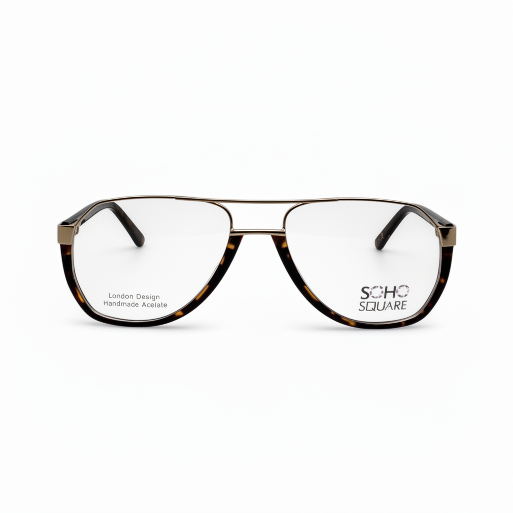 Men's Aviator Handmade Acetate Optical Frames – Soho Square | Designed in London