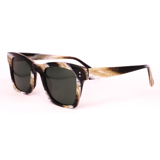 Unisex Square Polarised Sunglasses – Soho Square Sao Paulo | Designed in London