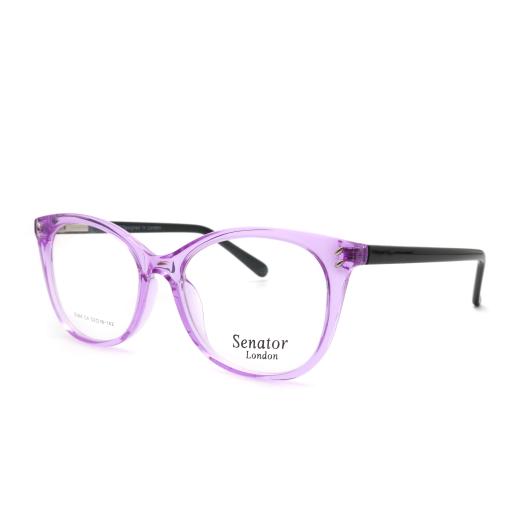 Women's Cat Eye Optical Frames | Senator 364 | Crystal, Marble & Black | Designed in London
