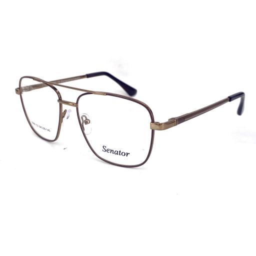 Senator 260 rectangular optical frame in Brown