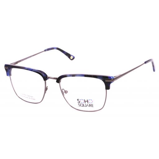 Men's Browline Handmade Acetate & Metal Optical Frames – Soho Square | Designed in London