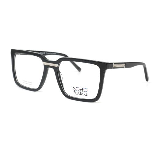 Men's Square Handmade Acetate Optical Frames – Soho Square | Designed in London