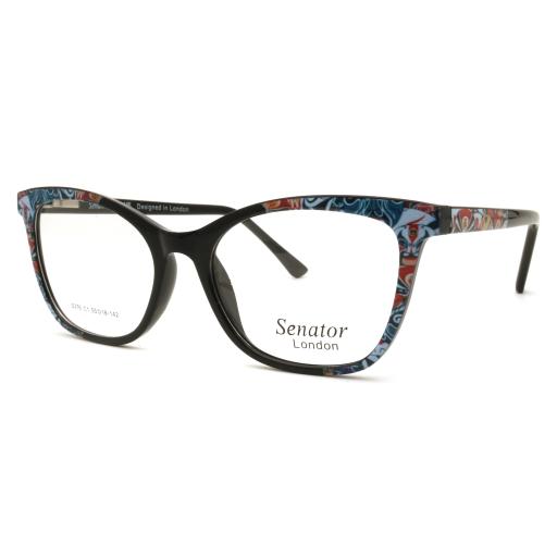 Women's Cat Eye Optical Frames | Senator 376 | Floral Print | Designed in London