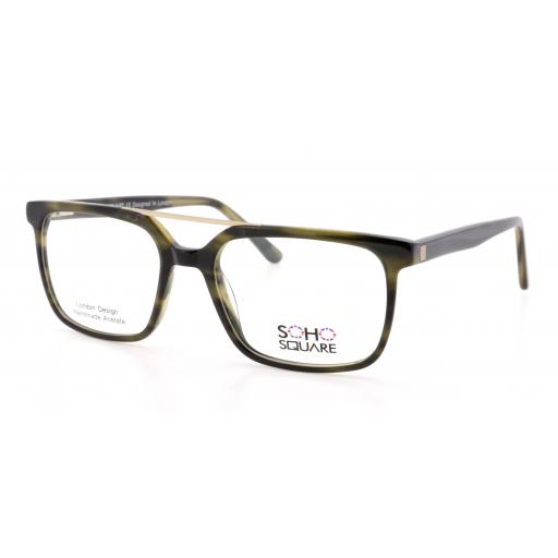 Men's Square Handmade Acetate Optical Frames – Soho Square | Designed in London