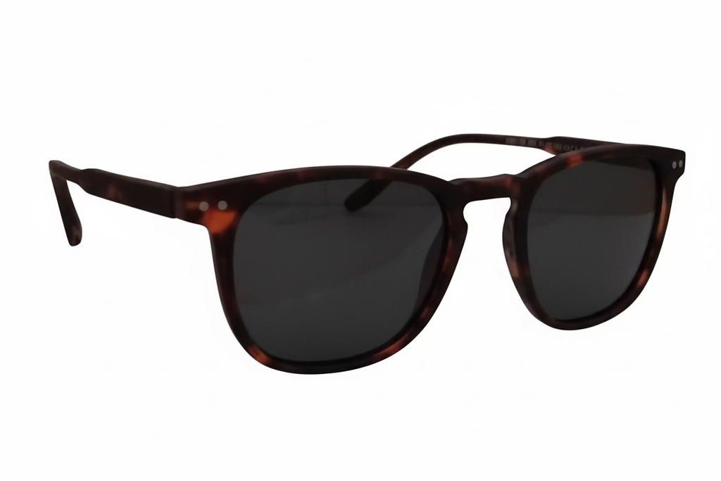 Oval Polarised Sunglasses with Spring Hinges – Bronze, Camouflage Brown & Grey