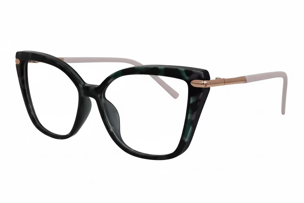 Women's Cat-Eye Optical Frames with Photochromic Lenses – Pink, Black & Navy