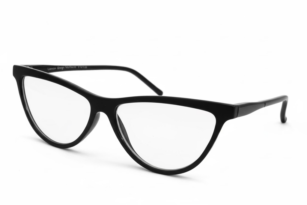 Women's Cat-Eye Optical Frames – Black Hand Polished Plastic