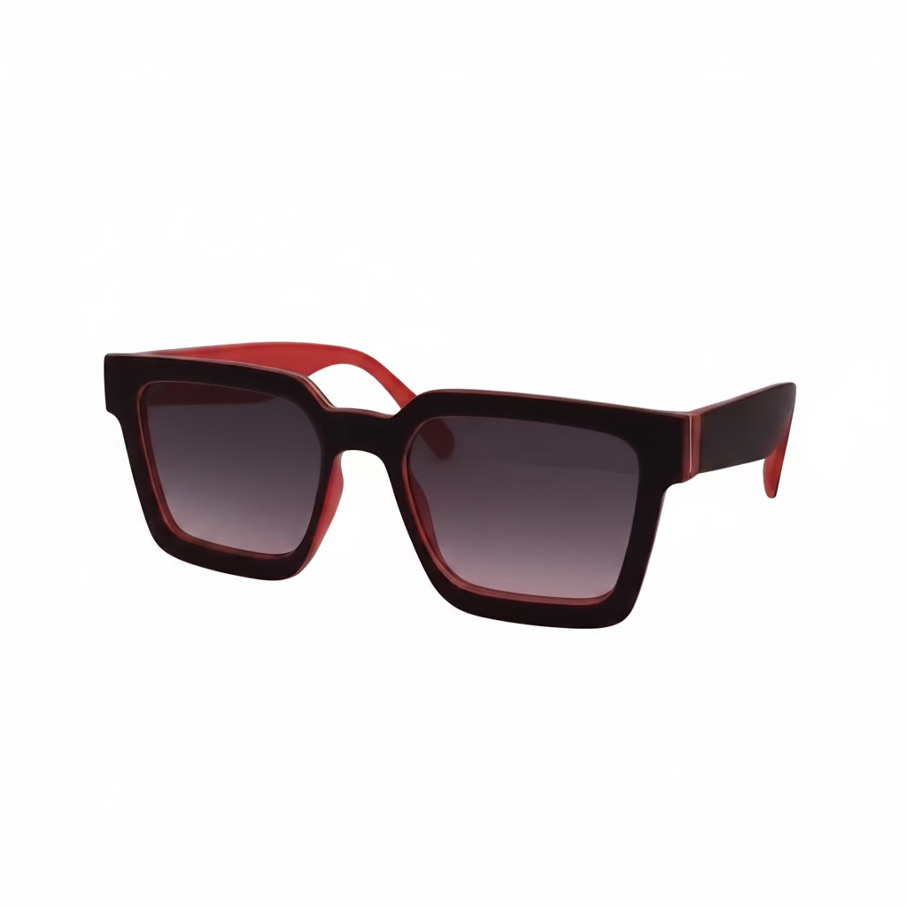 Unisex Sunglasses – UV400 | Hand Polished | Black & Orange