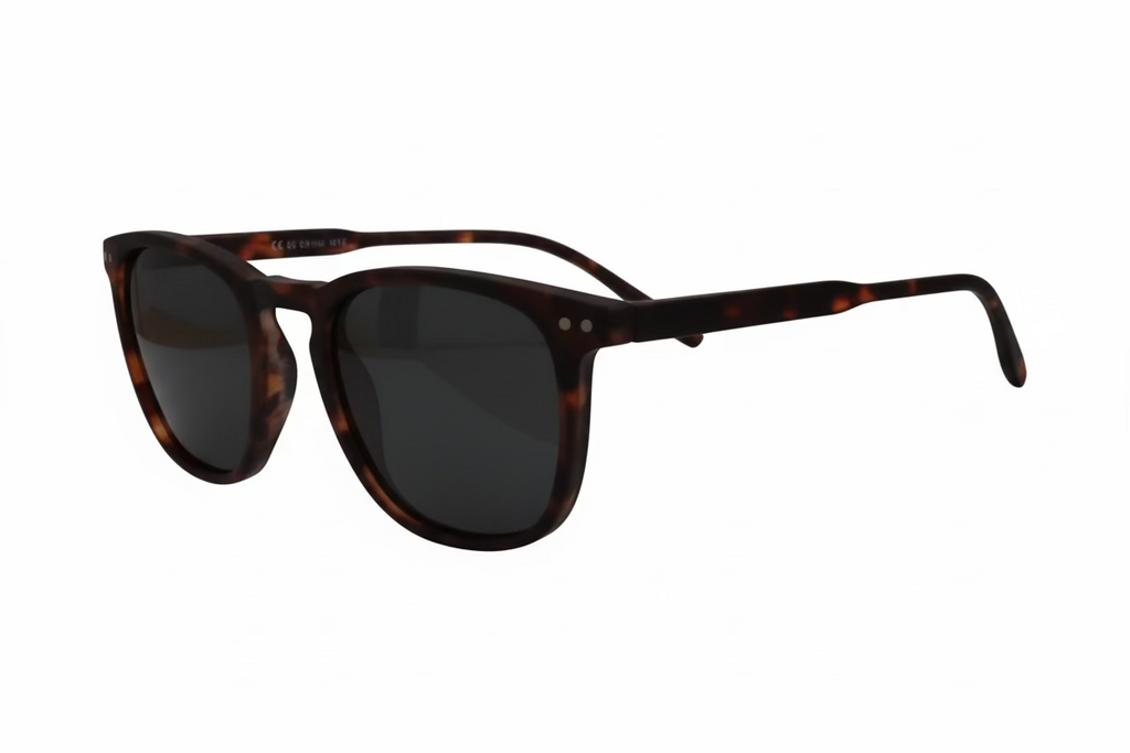 Oval Polarised Sunglasses with Spring Hinges – Bronze, Camouflage Brown & Grey