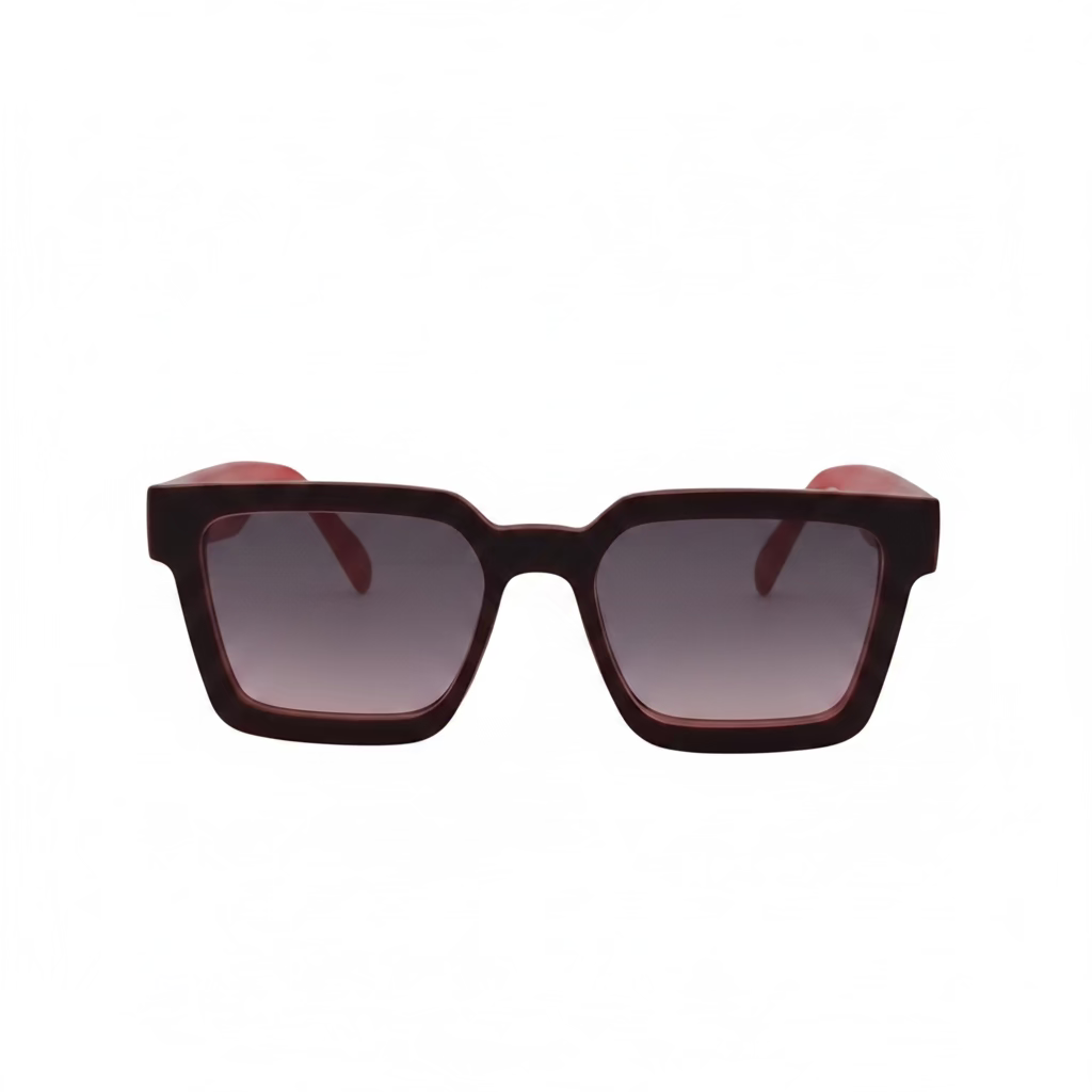 Unisex Sunglasses – UV400 | Hand Polished | Black & Orange
