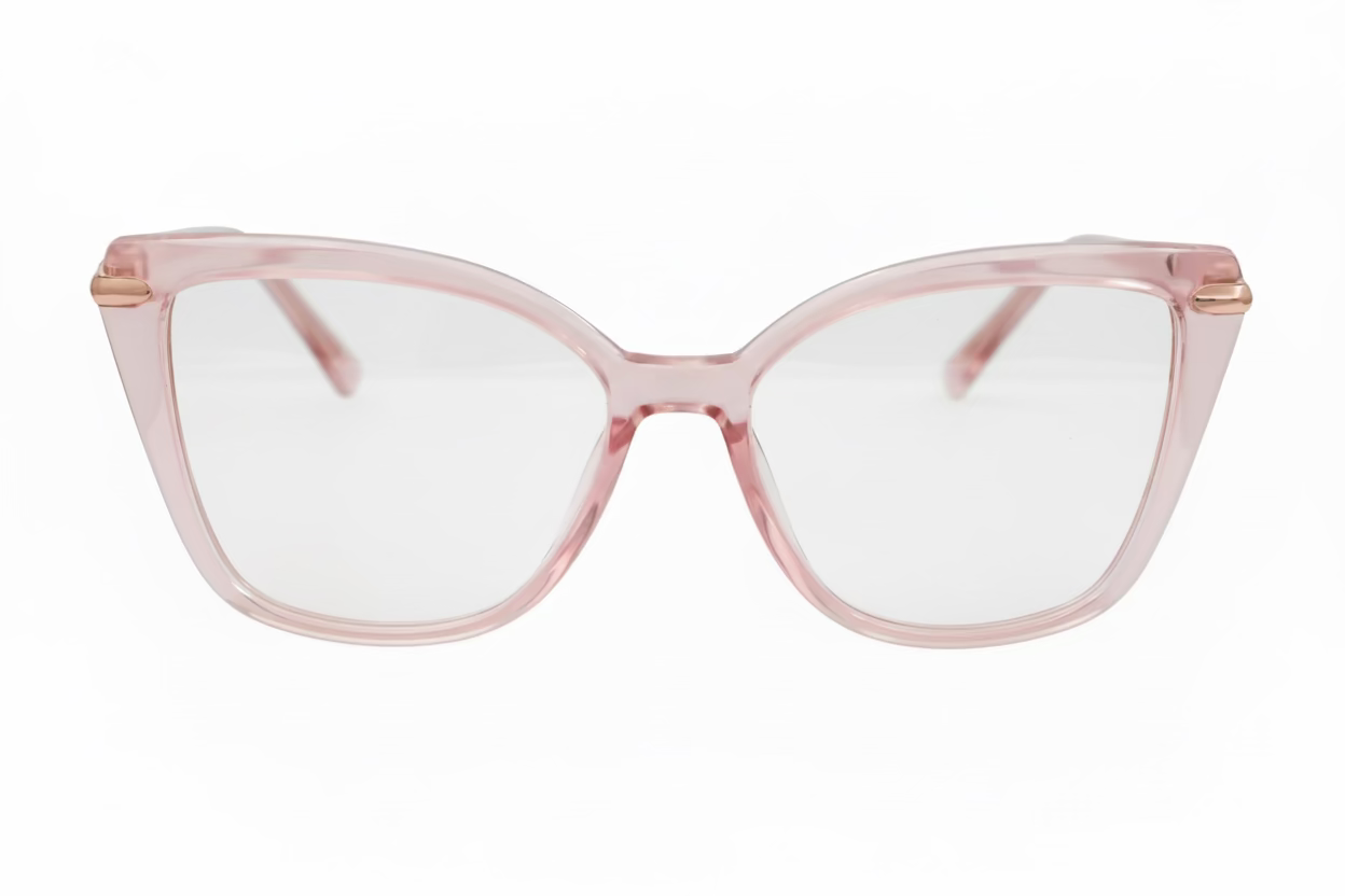 Women's Cat-Eye Optical Frames with Photochromic Lenses – Pink, Black & Navy