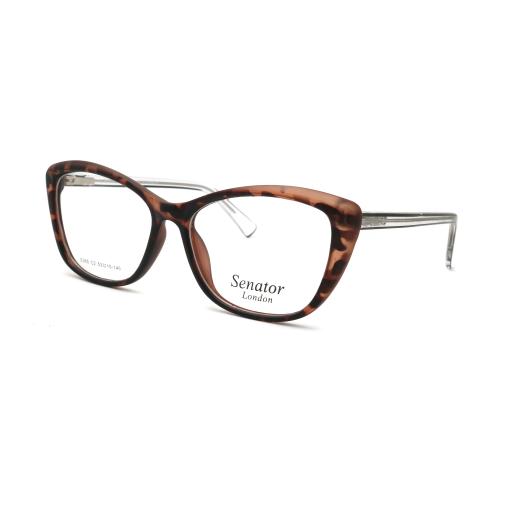 Women's Cat Eye Optical Frames – Brown/ Black/ Blue and Grey Tortoiseshell with Crystal Temples | Designed in London