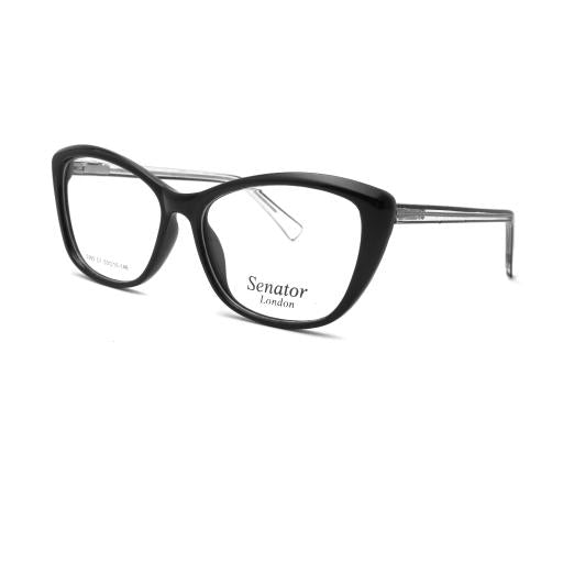Women's Cat Eye Optical Frames – Brown/ Black/ Blue and Grey Tortoiseshell with Crystal Temples | Designed in London