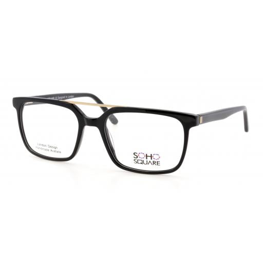 Men's Square Handmade Acetate Optical Frames – Soho Square | Designed in London