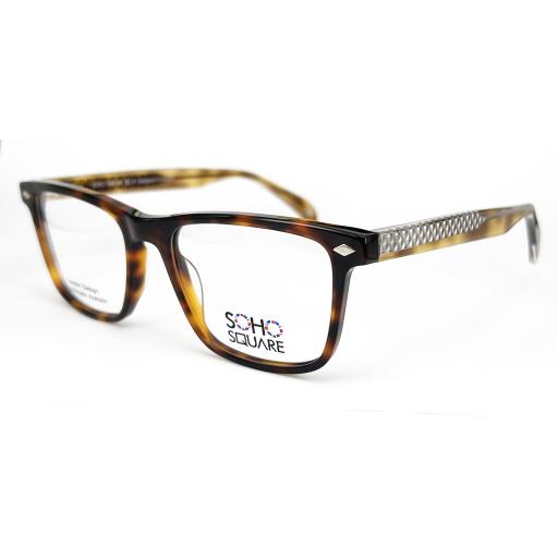 Men's Square Handmade Acetate Optical Frames – Soho Square | Designed in London